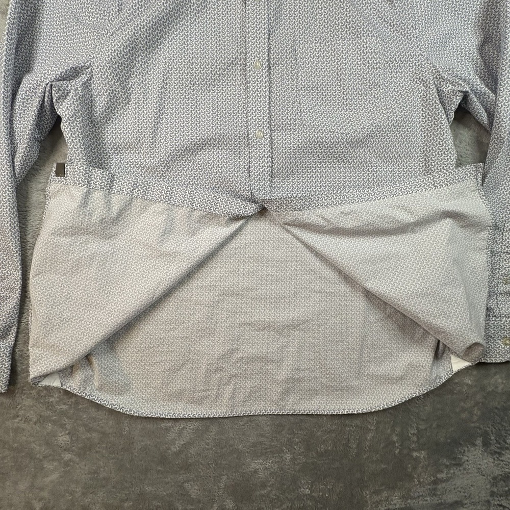 Banana Republic Luxe Poplin Men's XL Slim Fit Black & White Banana Print SEE DES - Picture 7 of 16